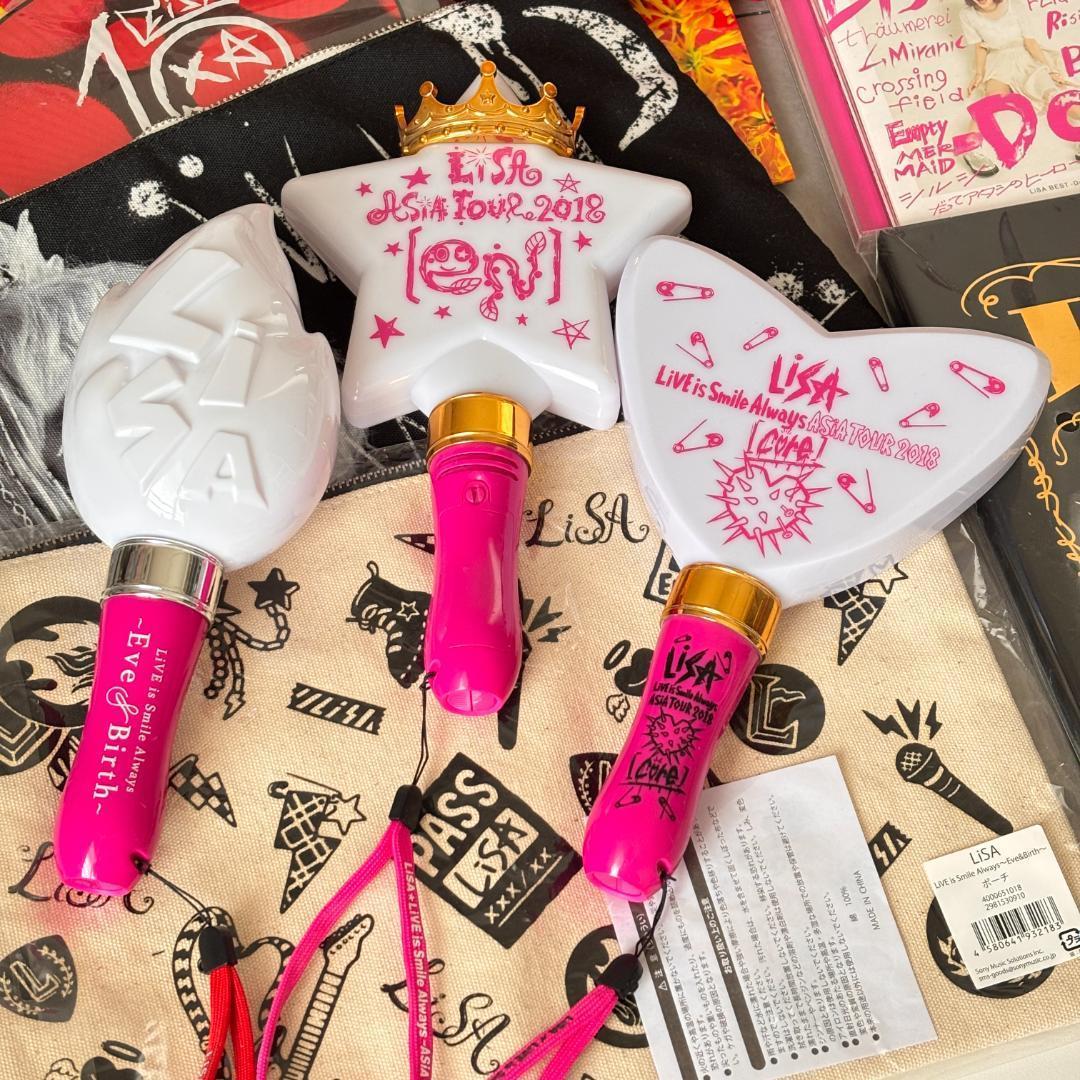 LiSA Blu-ray/DVD/CD LIVEグッズまとめ ペンライト