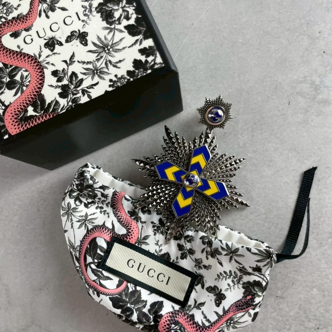 超希少✨極美品 GUCCI グッチ インターロッキングG ブローチ ピンバッジ