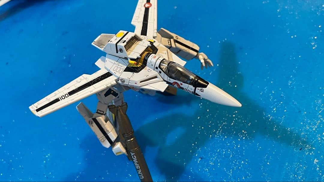 進行中　うえも様　バルキリー水上戦闘　ジオラマ