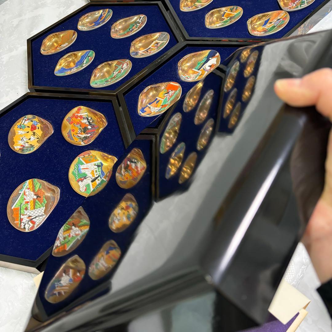 フランクリン画廊　貝桶　源氏物語　徳川美術館　貝合わせ