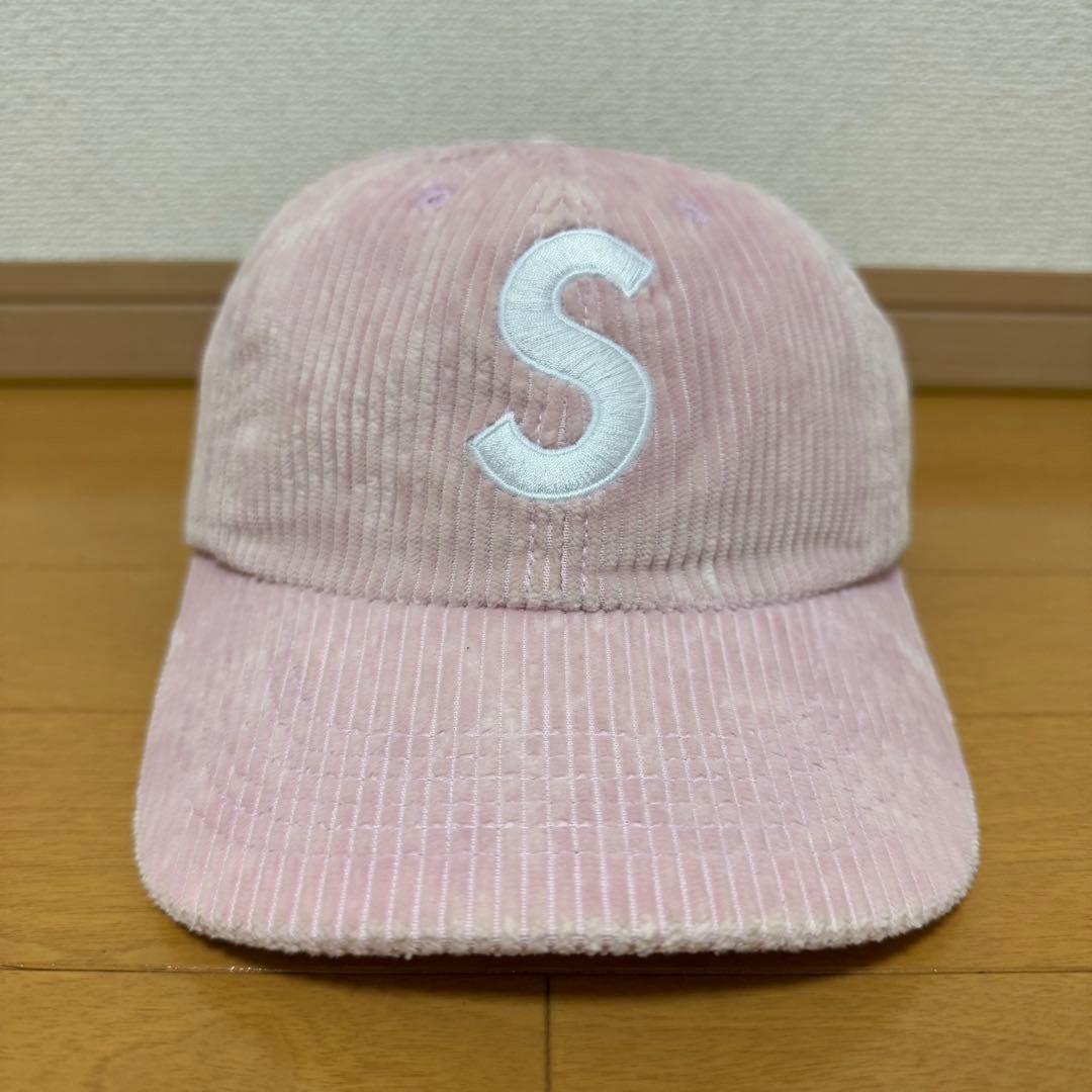 Supreme Corduroy S Logo 6-Panel ピンク 23aw