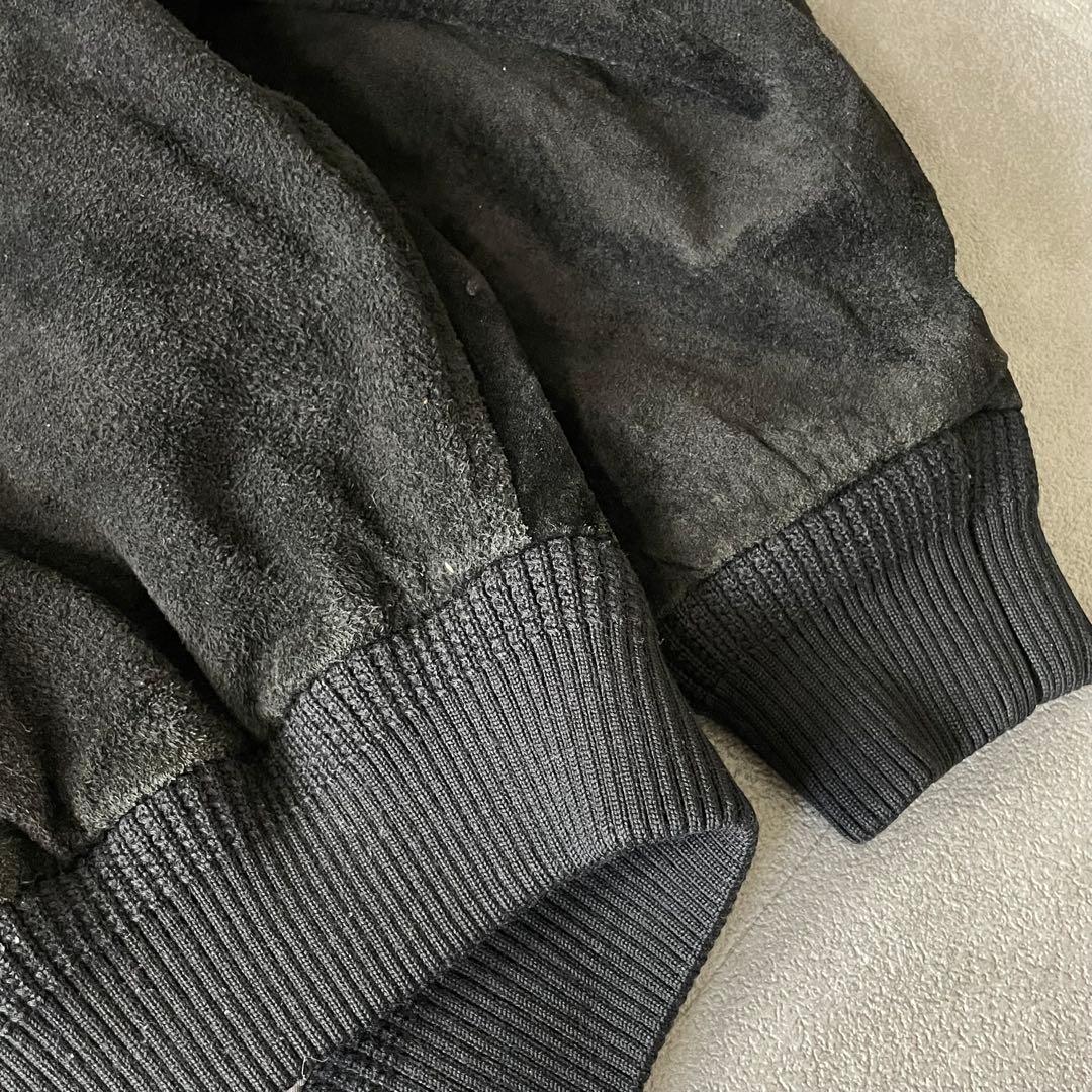 90’s Suede Leather Blouson Bomber Jacket