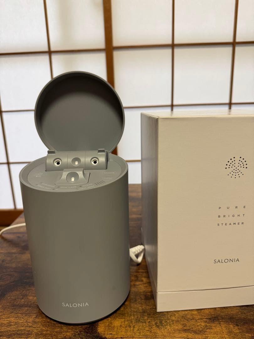 値下げ　I-ne サロニアピュアブライトスチーマー SAL22207SL 美品