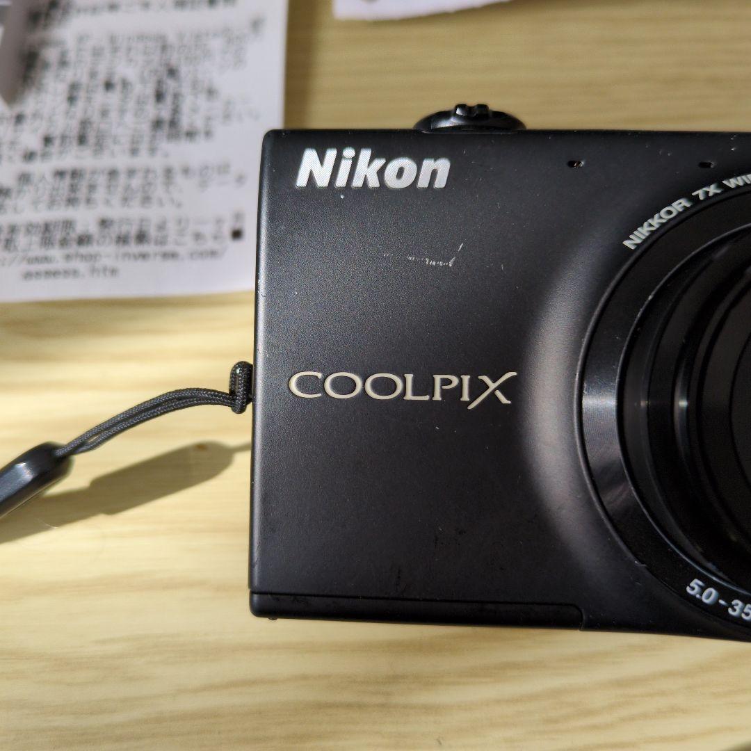 Nikon COOLPIX S6100 黒 7倍ズーム デジタルカメラ