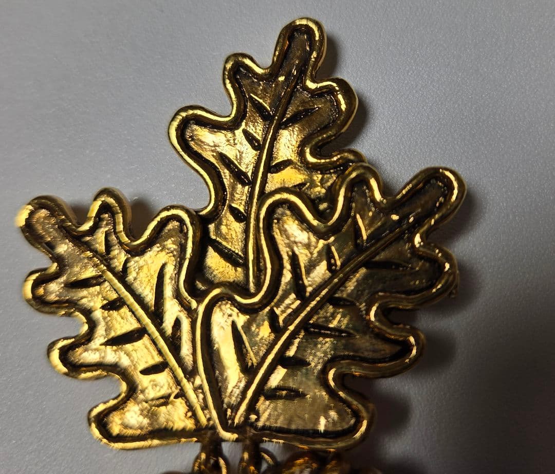 ヴィンテージ LOEWE ロエベ ピンブローチ 木の実 GOLD