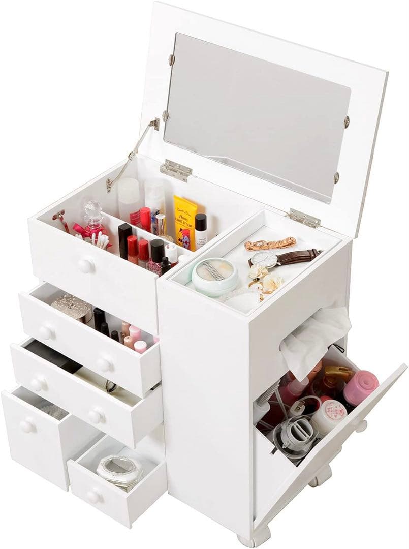 【値下げ】コスメワゴン　ドレッサー　コスメ収納