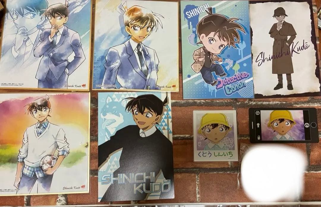 再値下げ　コナン　工藤新一　プレミアムナイト　缶バッジ　ポストカード　ブロマイド