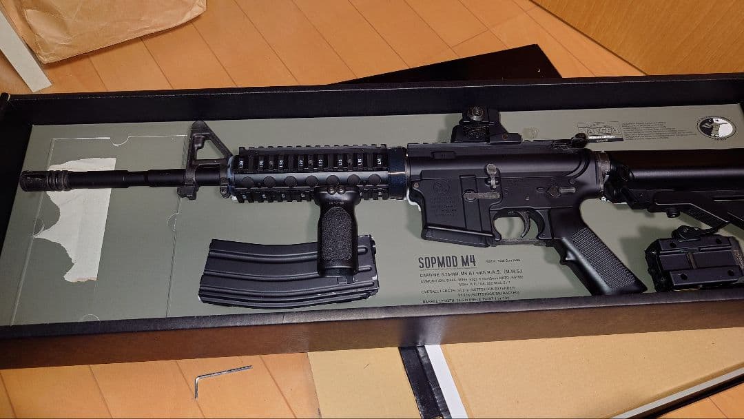 値下げ可 東京マルイ SDPMOD M4 次世代電動ガン スコープ付き