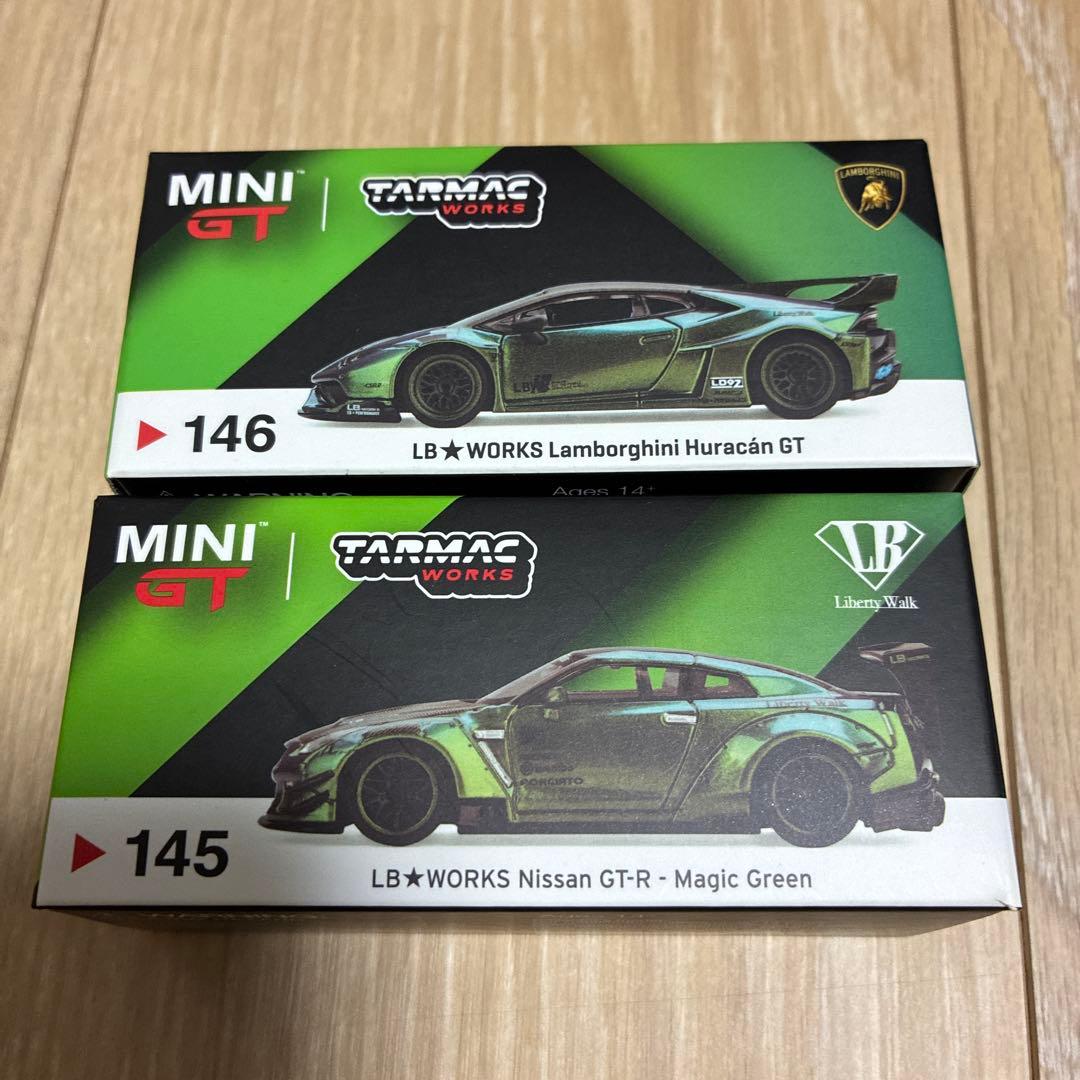 MINIGT 日産GT-R ランボルギーニ ウラカン