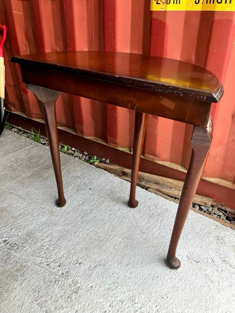 ヴィンテージ　英国製　マホガニー材　コンソール