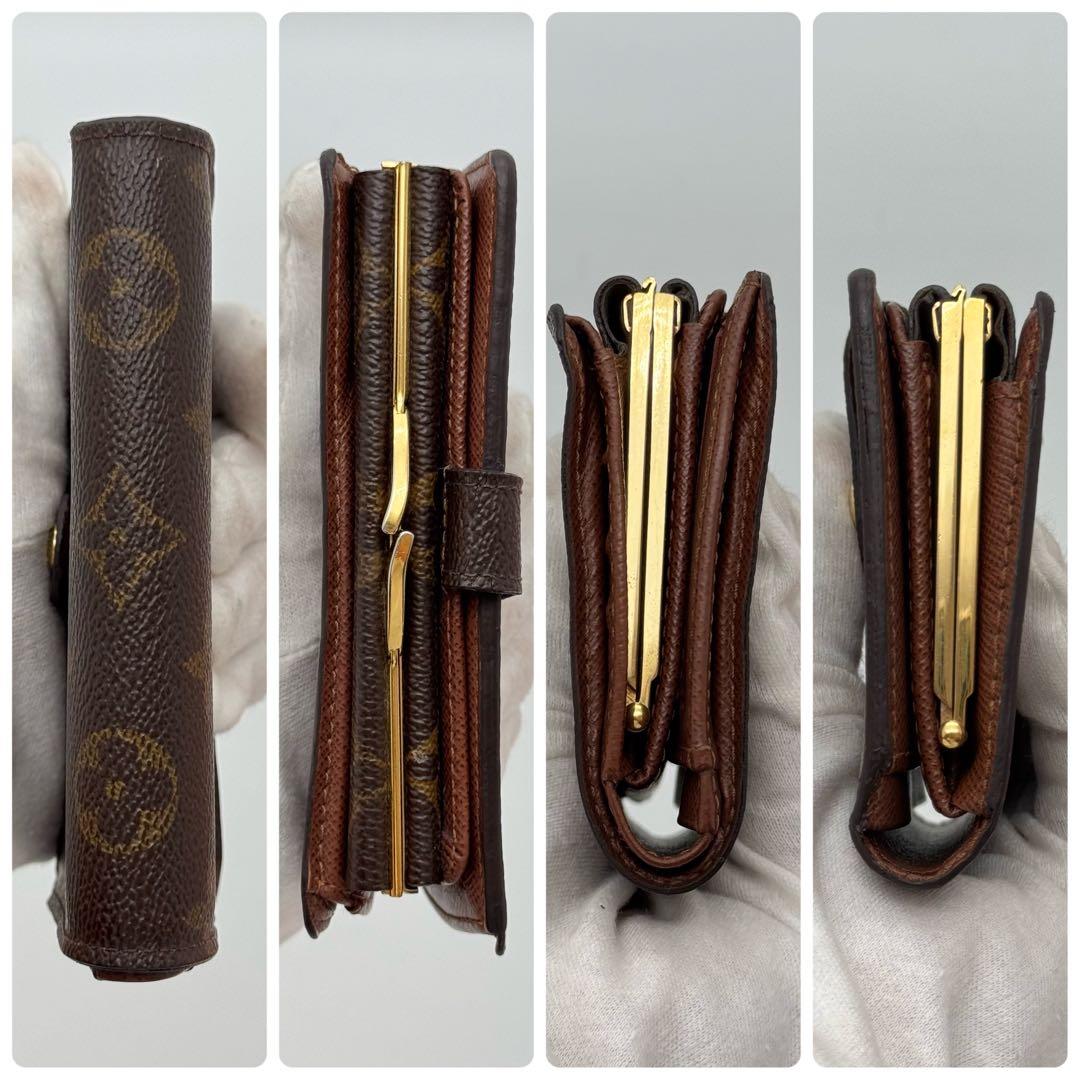 【新型】極美品ルイヴィトン　モノグラム　ヴィエノワ　カード８枚　コンパクト　財布