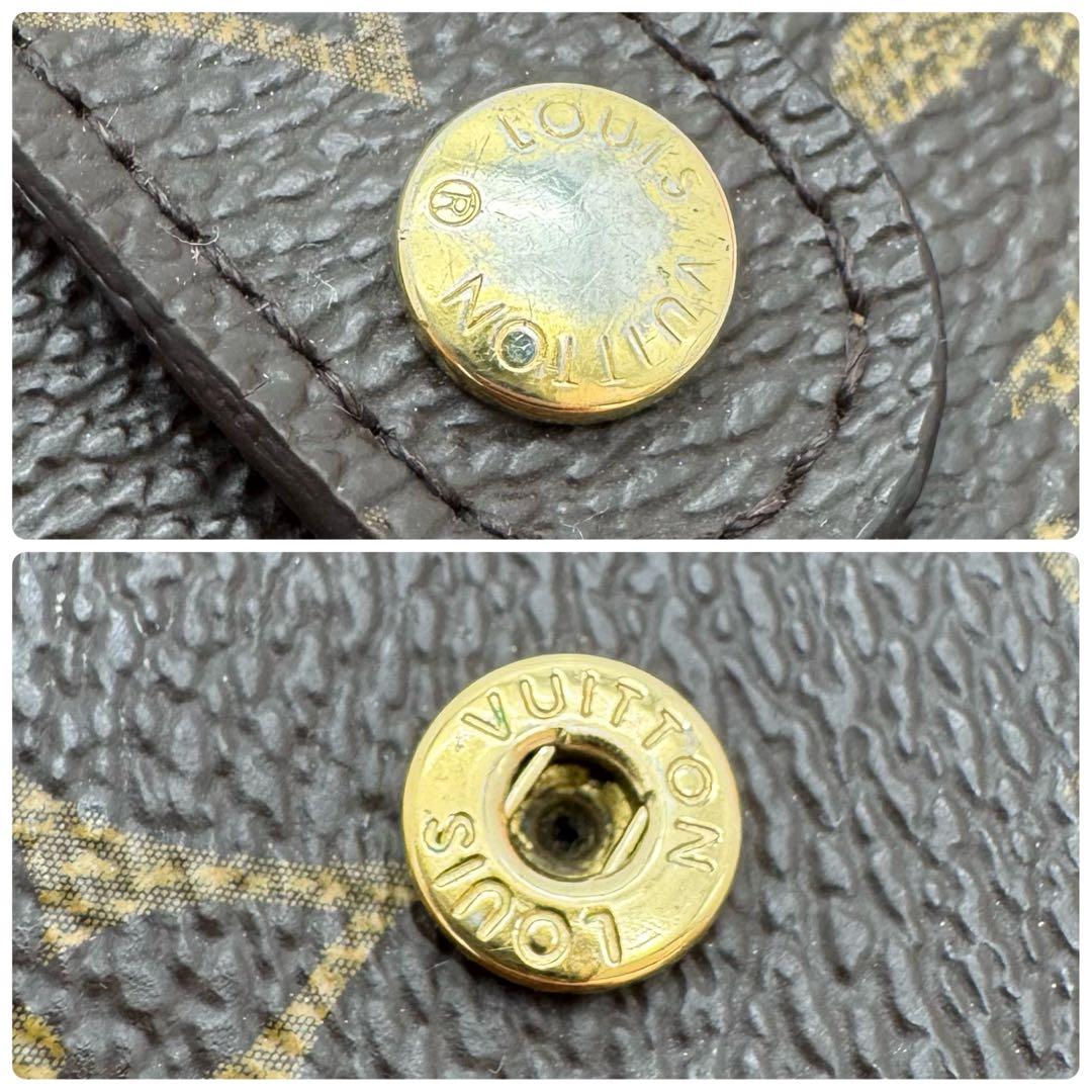 【新型】極美品ルイヴィトン　モノグラム　ヴィエノワ　カード８枚　コンパクト　財布