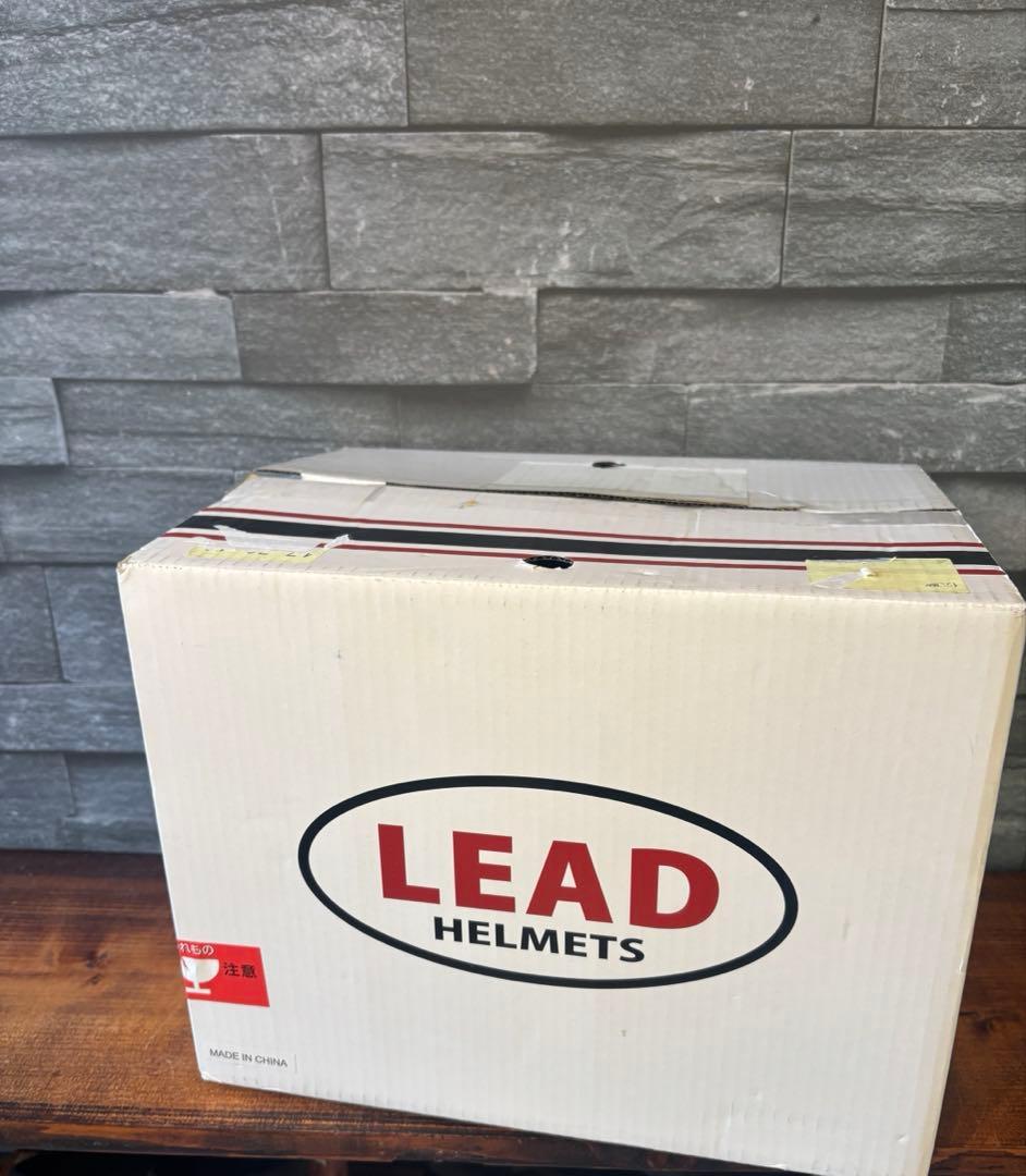 LEAD フルフェイス ホワイト RX-100R スモークシールド付き。 族ヘル