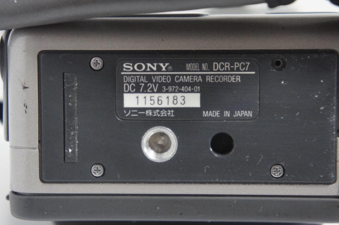 録再OK★SONY　DCR PC7 MiniDv ビデオカメラ 706