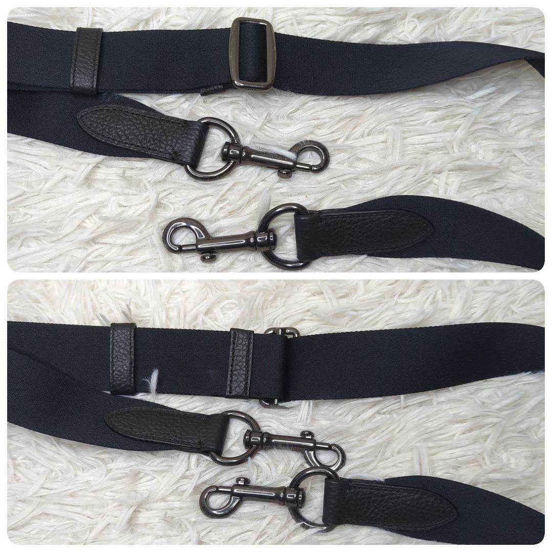 美品✨コーチ ハミルトン ブリーフケース シボ革 黒 A4可 多収納 75757