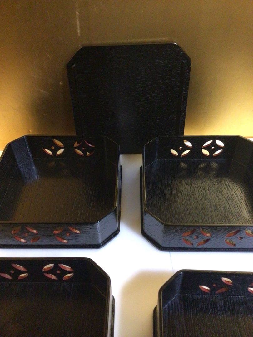 茶道具 七宝透かし 縁高 紙箱付き