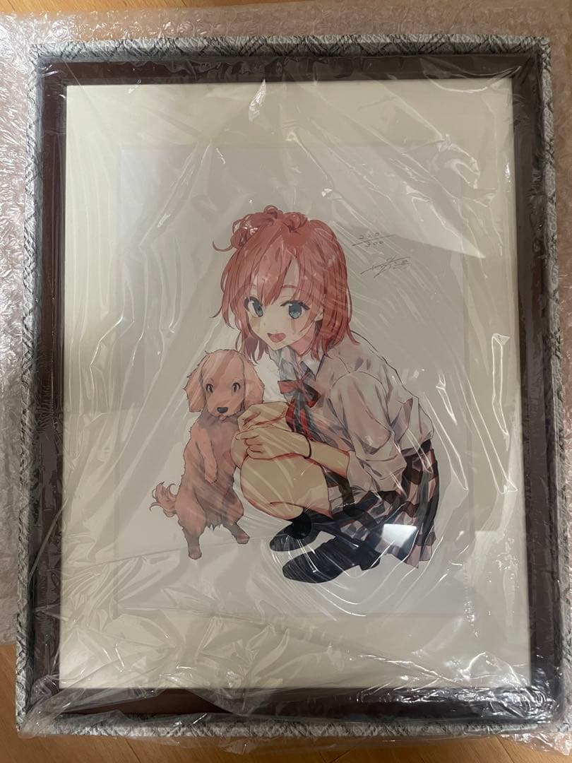 やはり俺の青春ラブコメはまちがっている。サイン入り 複製原画