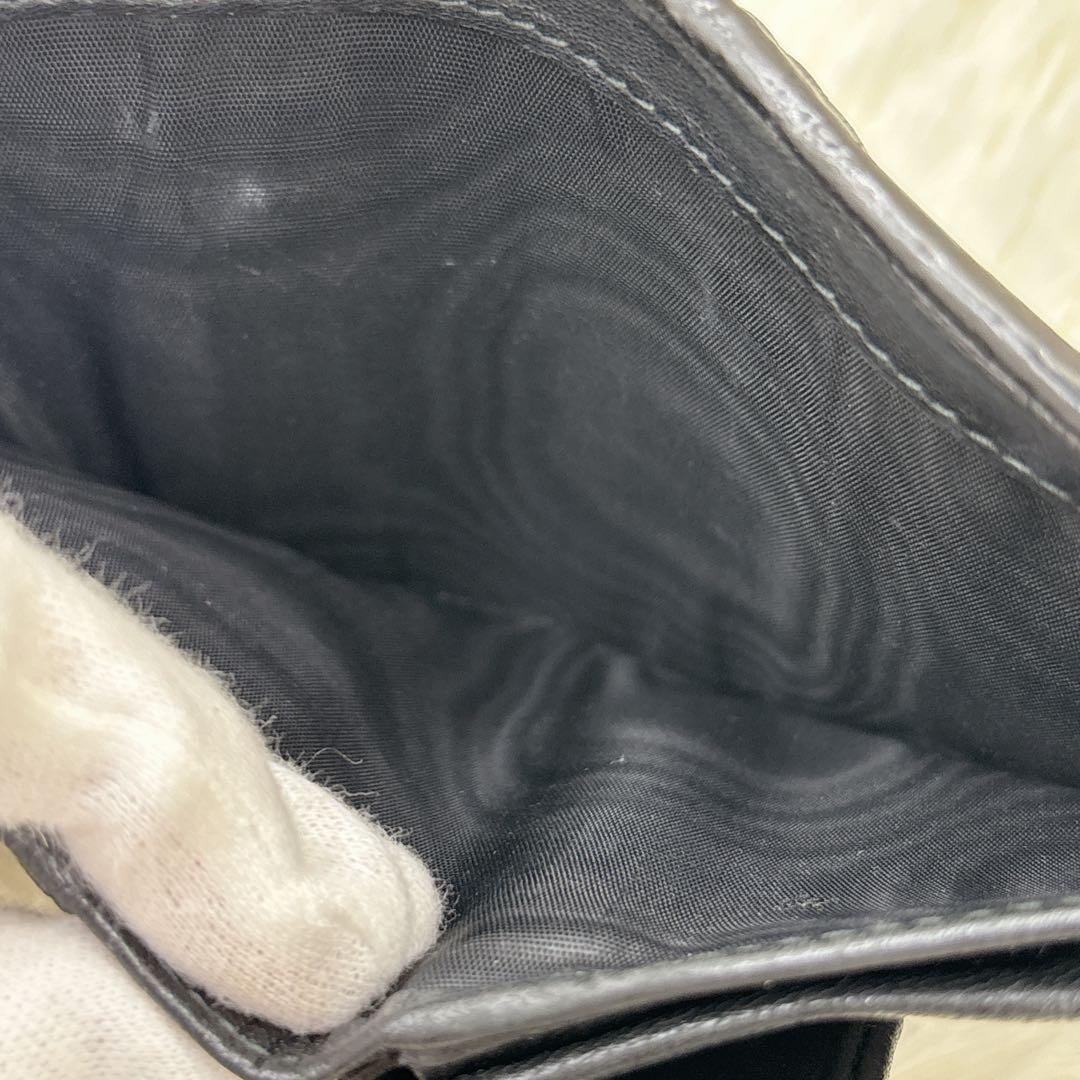 ミュウミュウ♡折り財布 クリスタル ビジュー マテラッセ ブラック