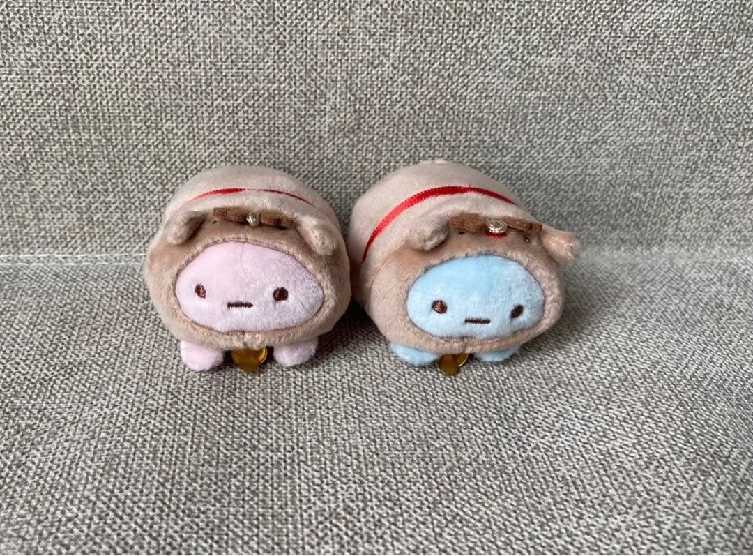 すみっコぐらしてのりぬいぐるみクリスマス　たぴおかトナカイ2点 2018受注限定