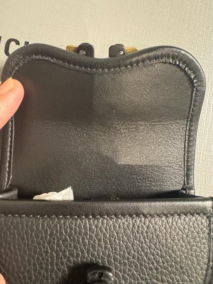 Christian Dior ブラックレザーキーケース