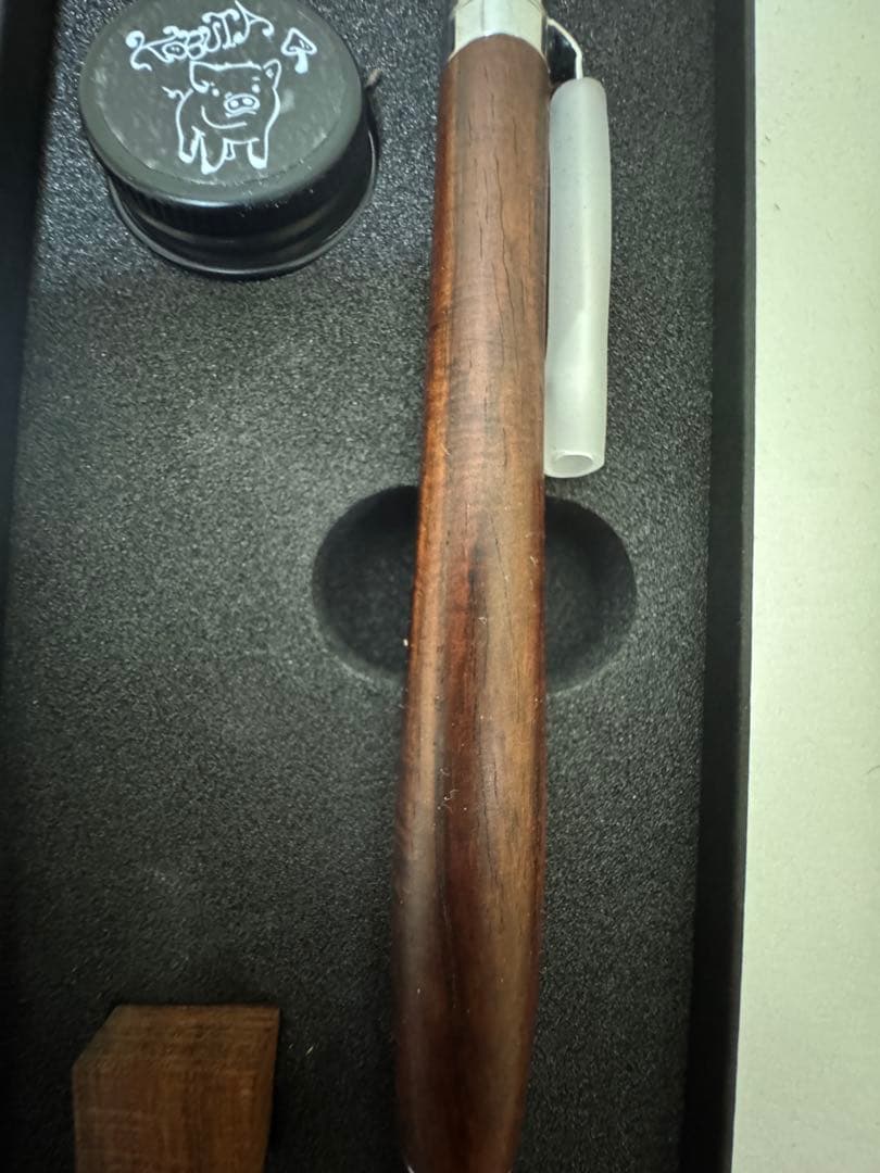 限界特価‼️ こぶた工房　サイアミーズローズウッドマイクロカーリー極上　シャーペン