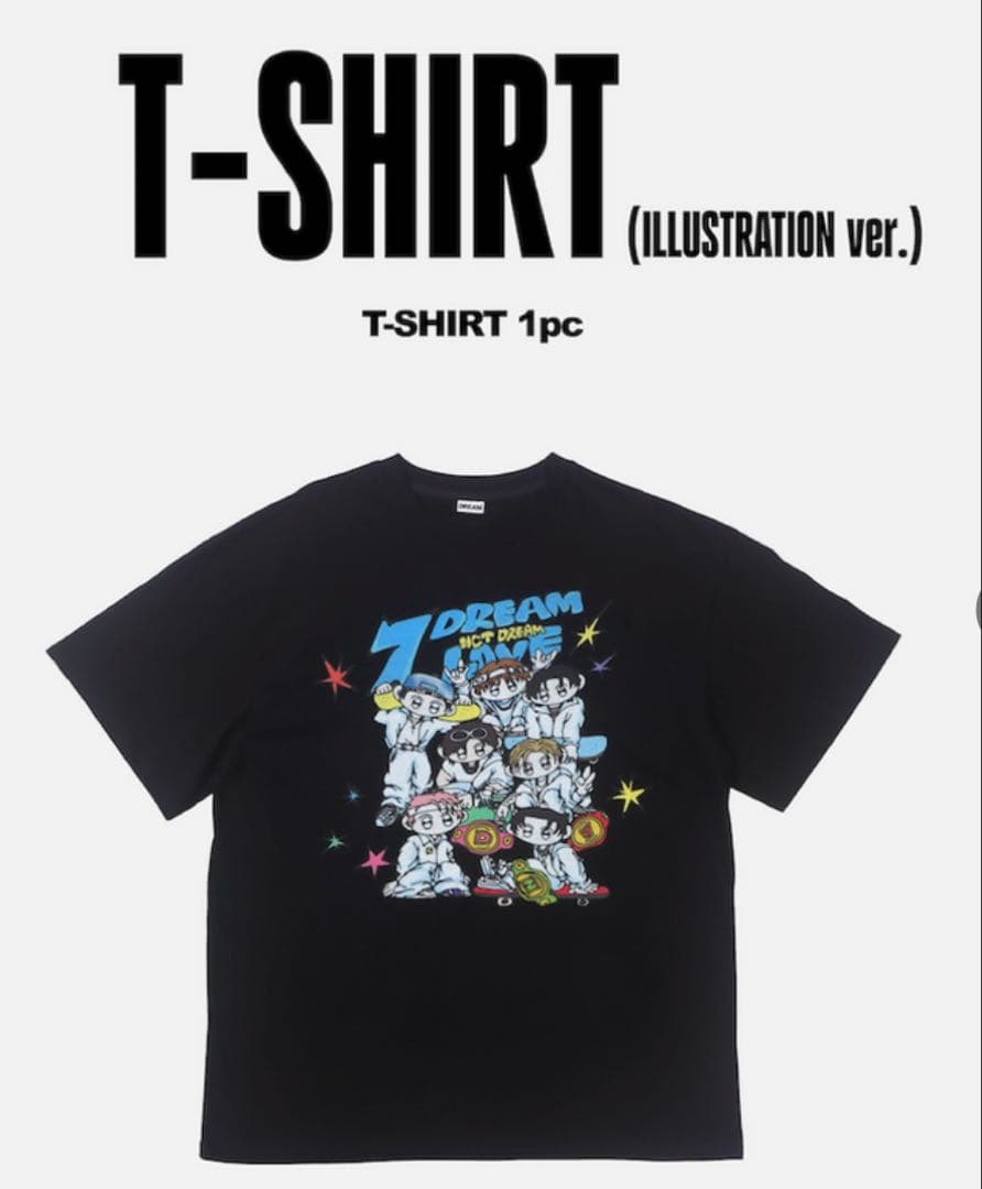 nctdream popup Tシャツ ILLUSTRATION