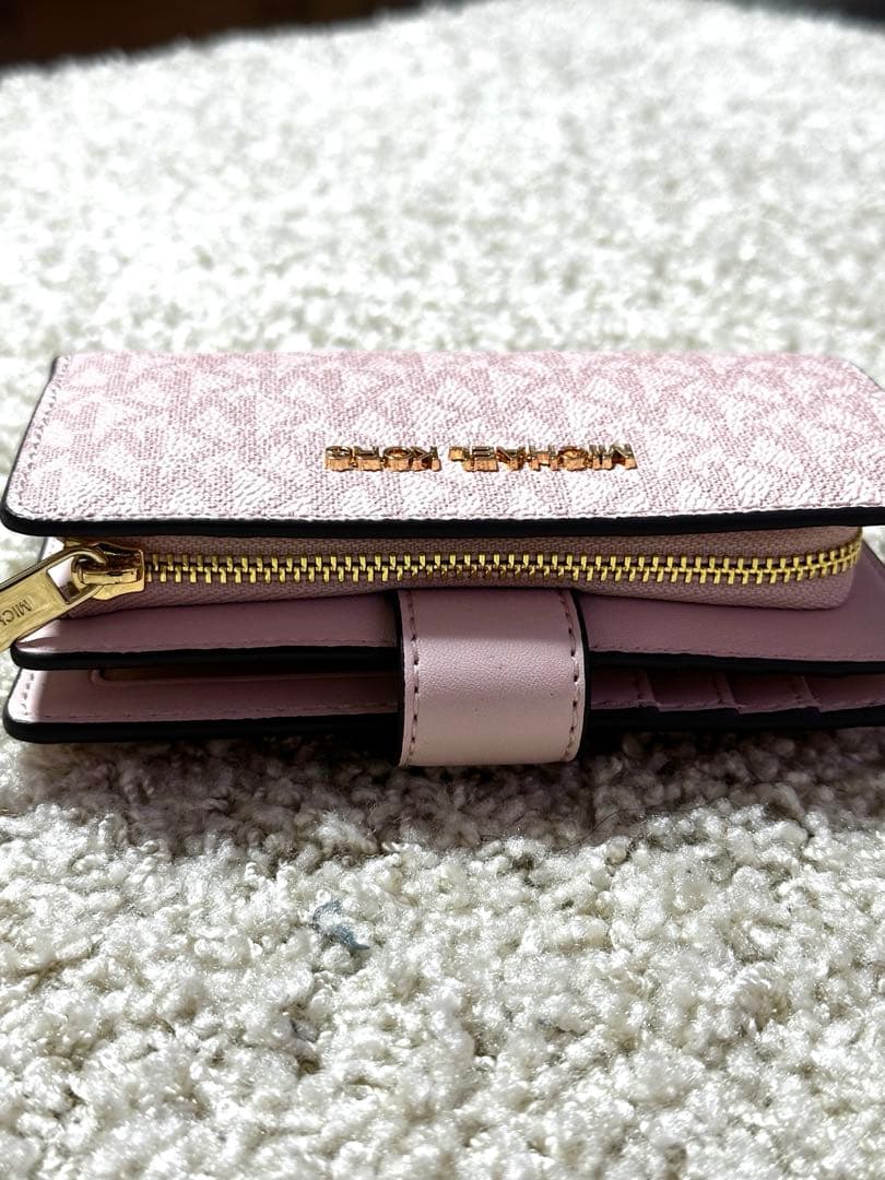 MICHAEL KORS ピンク 二つ折り財布 新品未使用