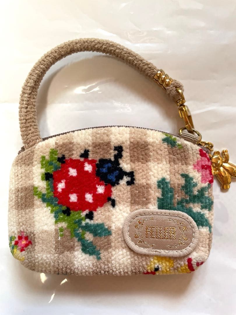 【美品、入手困難】FEILER フェイラー　ハイジチェック　サイドポーチ