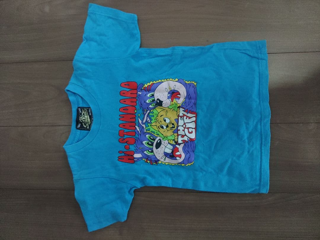 Hi-STANDARD Tシャツ（ホワイト/ブラック）キッズ(イエロー/ブルー)