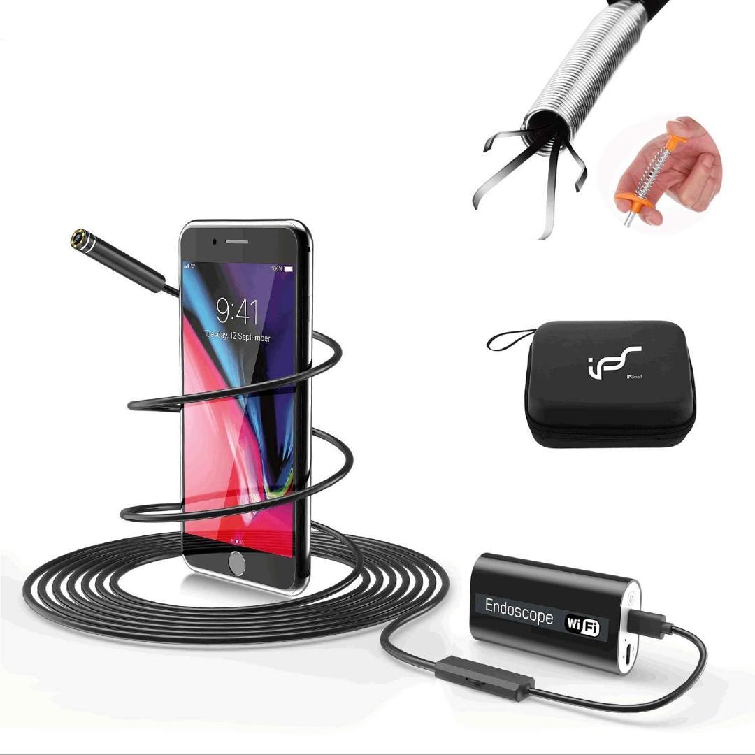 高解像度ワイヤレススネークカメラ、USB内視鏡、24インチピックアップツール