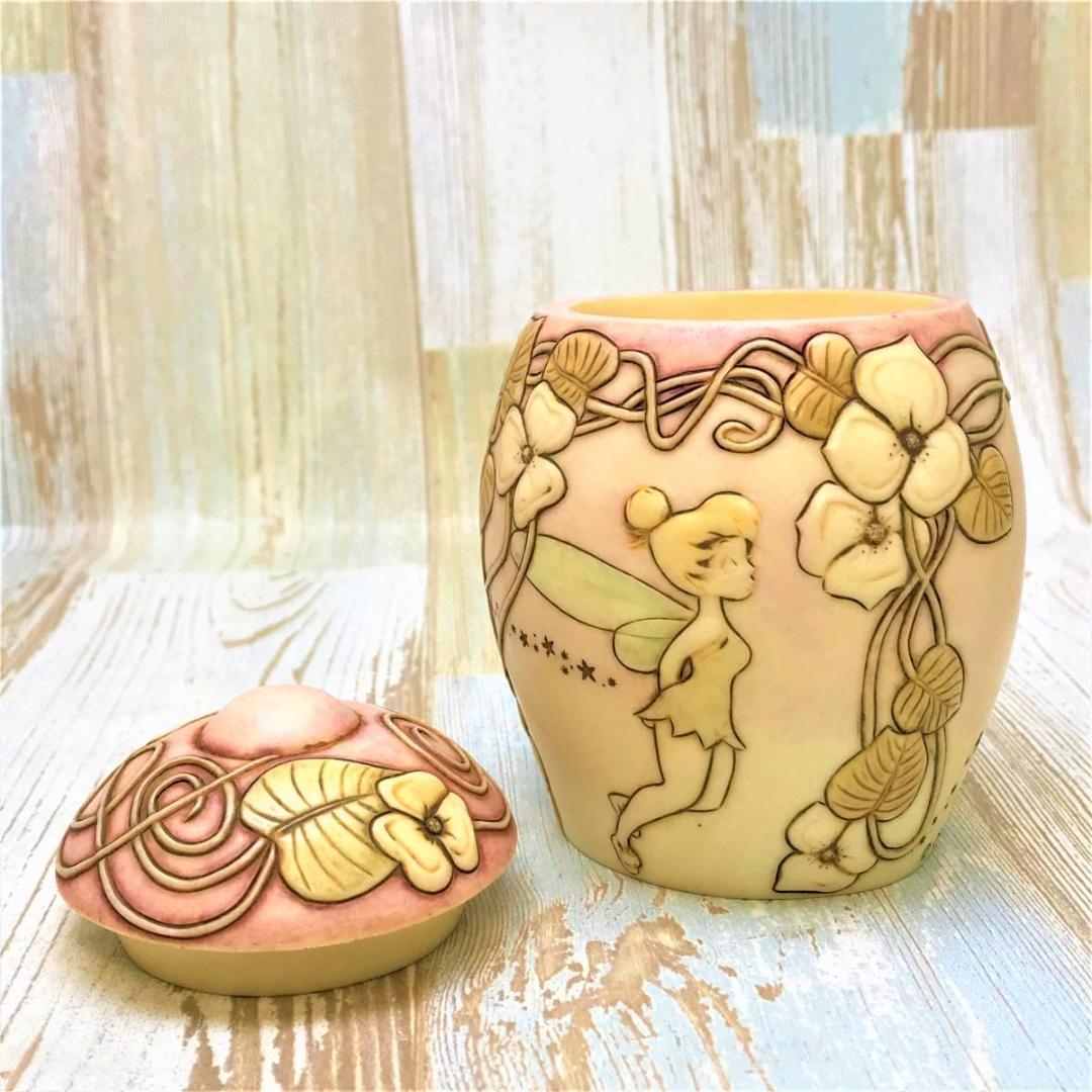 1500個限定 ティンカーベル フィギュア 小物入れ★ハーモニーキングダム