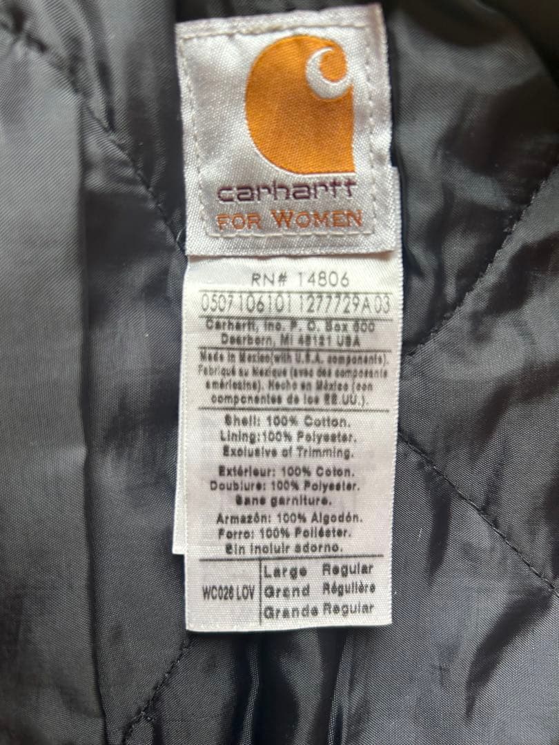 希少　Carhartt ダック地トラディショナルコート