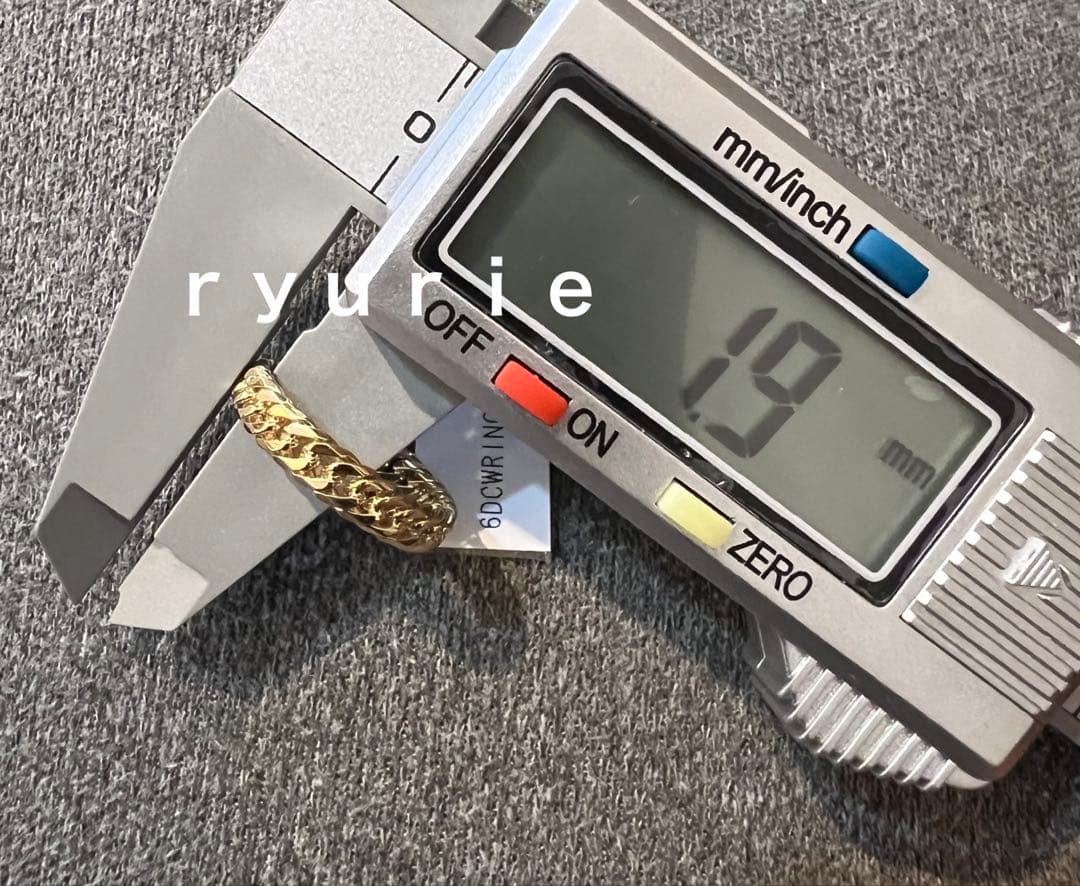 18金K18 6DC リング　ユニセックス