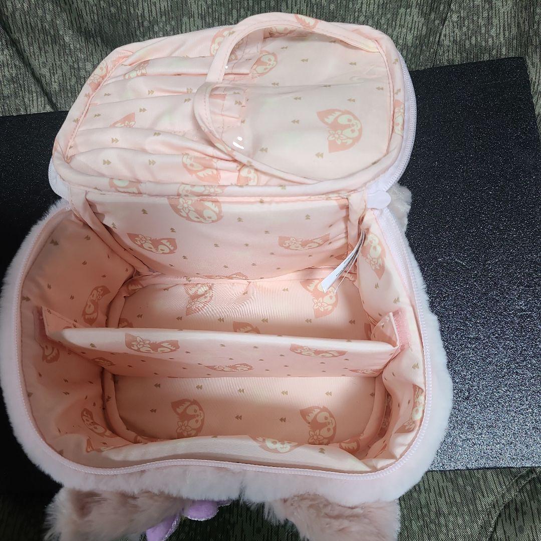 上海ディズニーランド限定 ふわふわ素材リーナベル バニテイ メイクポーチ