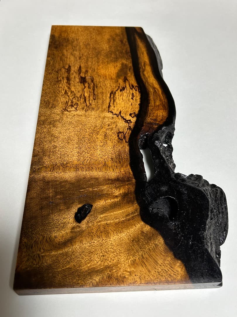 木製花台 (黒柿?)