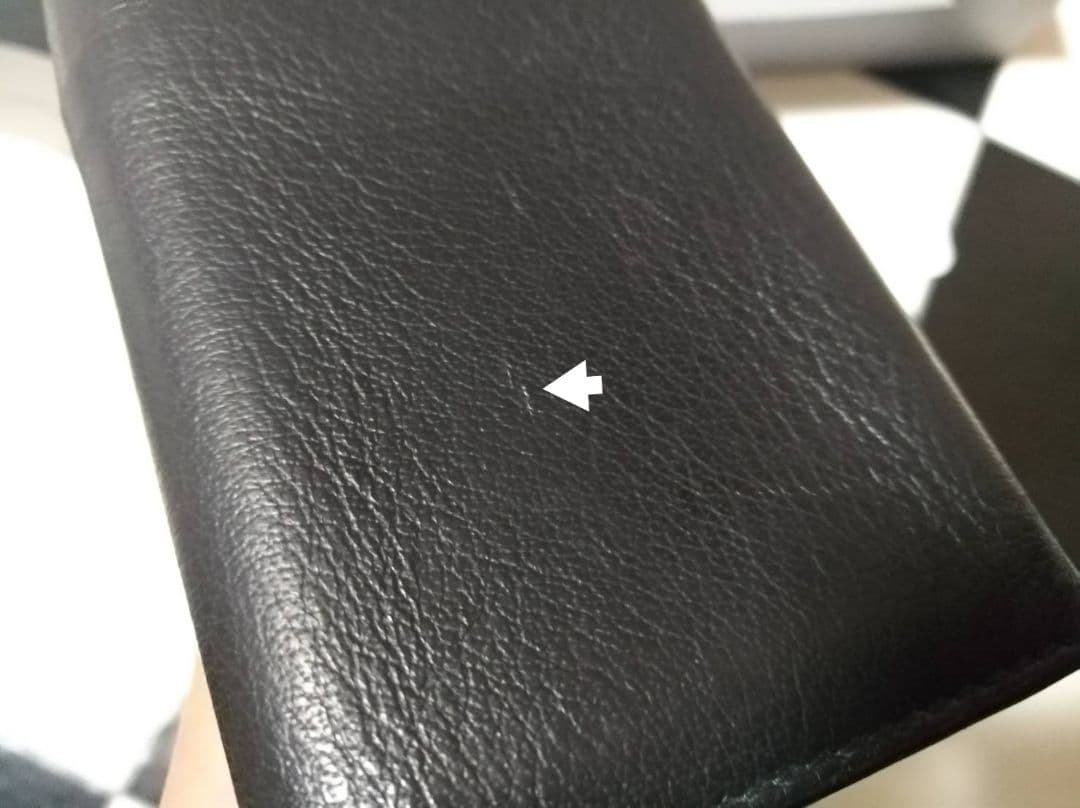 BALENCIAGA バレンシアガ ペーパー三つ折り財布 Black