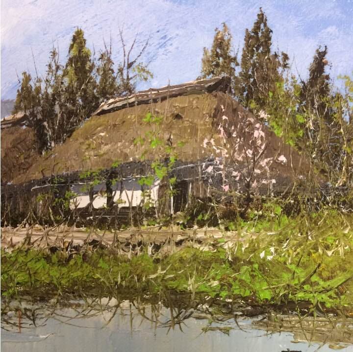 尾身周三作 秩父早春