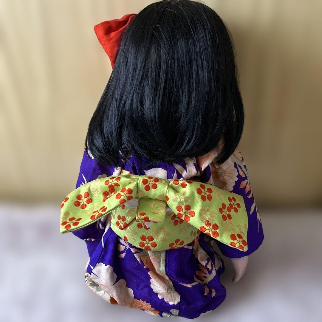 市松人形 戦前　約100年前　大型73センチ 優しいお顔の可愛い子