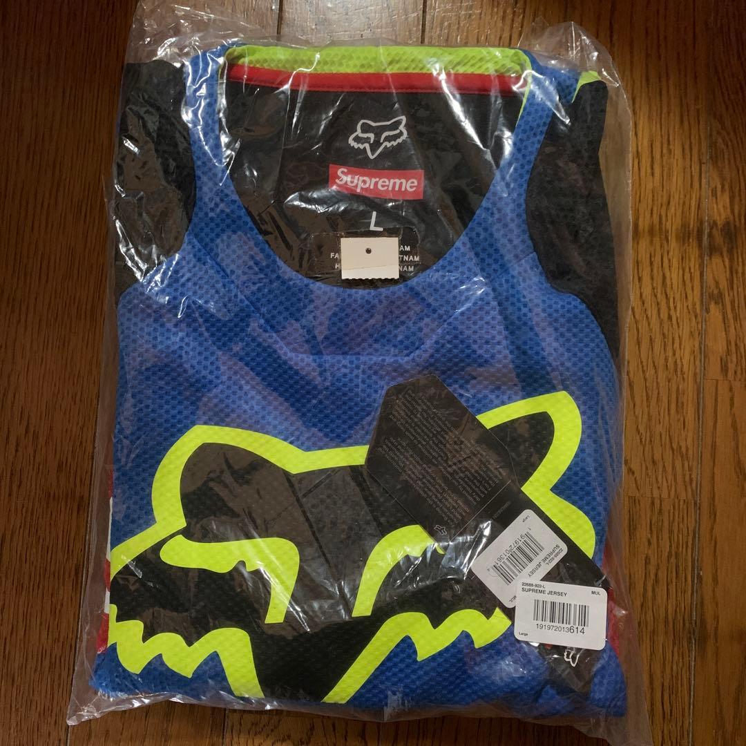 supreme FOX RacingMotoJersey タグ付き新品未使用　L