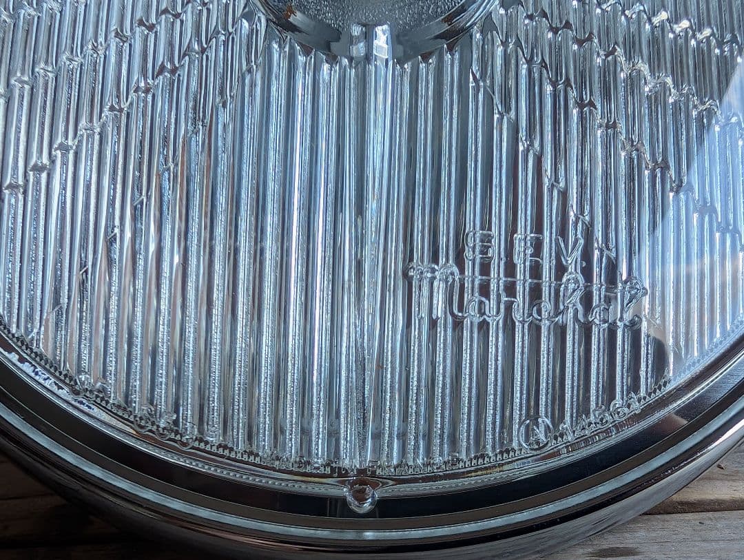 マーシャル 720 ヘッドライト クリアレンズ リム付 金猫 キティカット 旧車