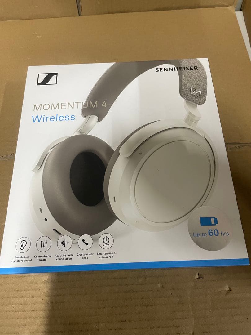 ゼンハイザー　ワイヤレスヘッドホン MOMENTUM 4 ホワイト