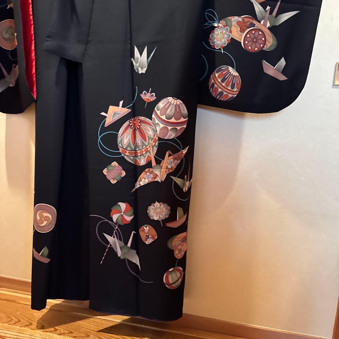 洗える振袖　撫松庵