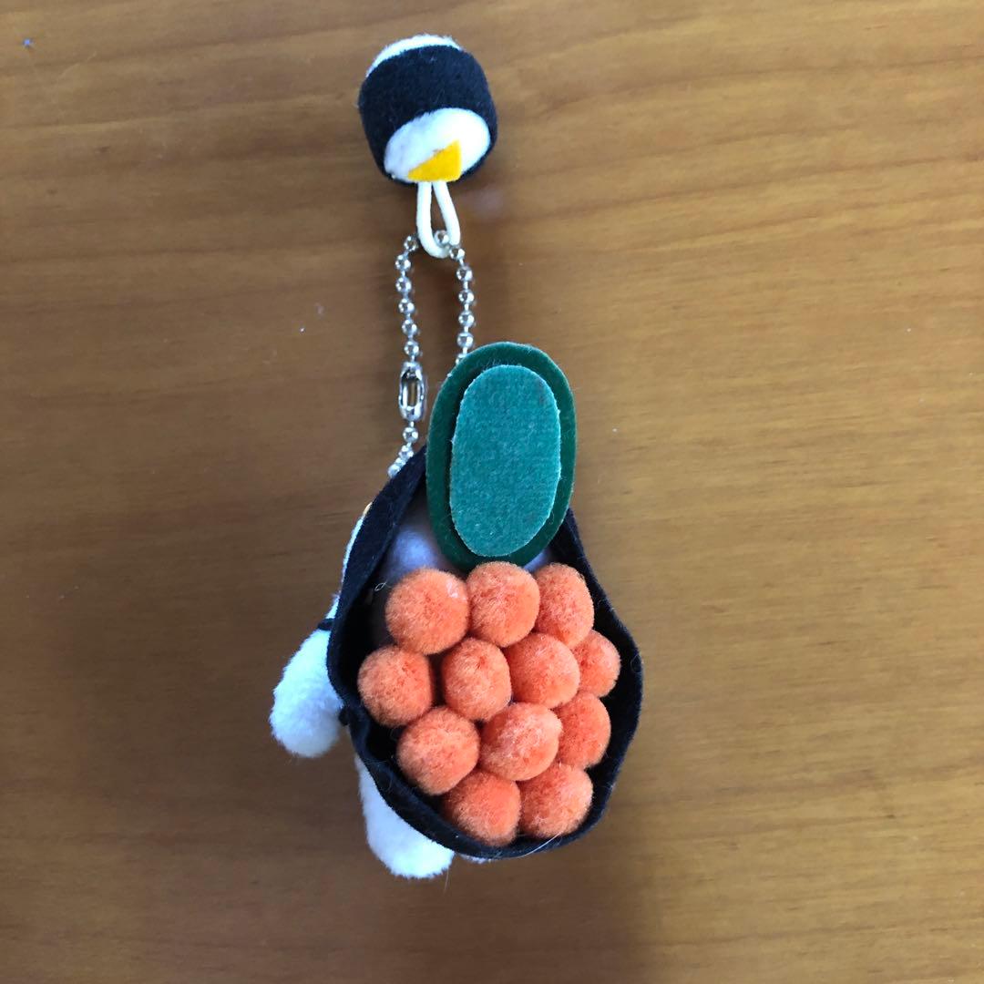 ミニぬいぐるみキーホルダー等　くまのプーさん（お寿司）【６個セット】