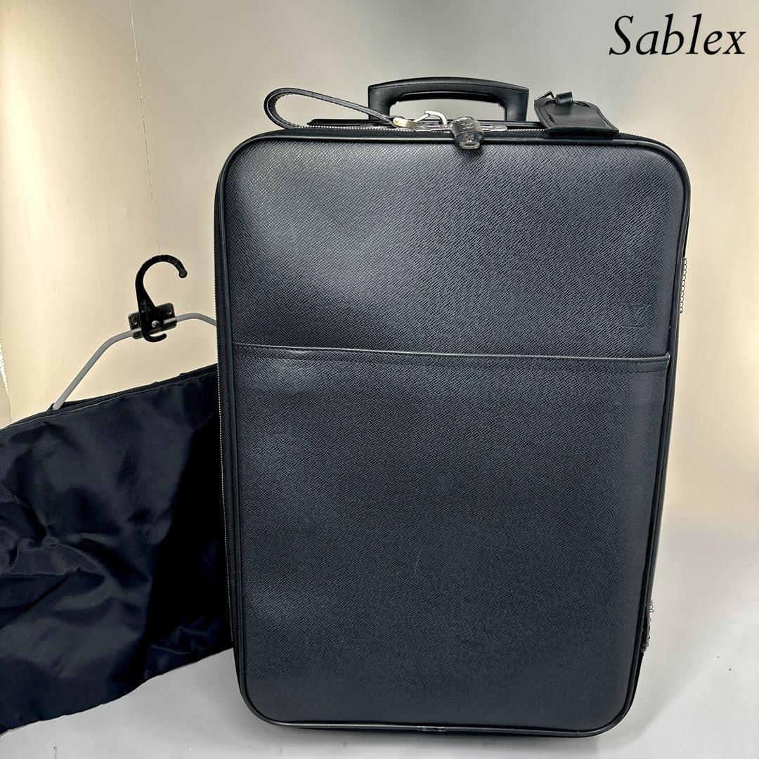 【極美品】ルイヴィトン■タイガ ペガス 55 M23312 レザー スーツケース