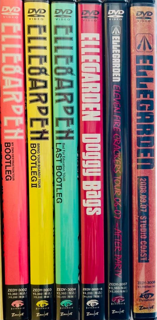 ELLEGARDEN DVD 6枚セット