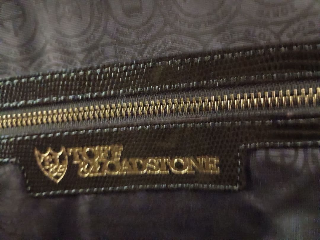 極美品TOFF&LOADSTONEトフ＆ロードストーンブリーフケース型押しレザー