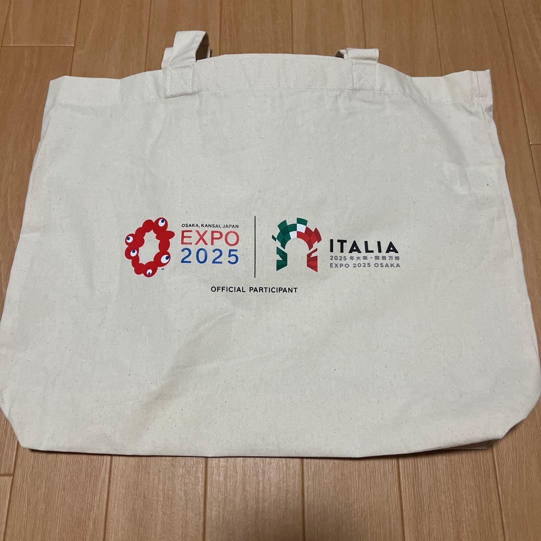 大阪万博　EXPO2025 イタリア館　トートバッグ　パンフレット　シール