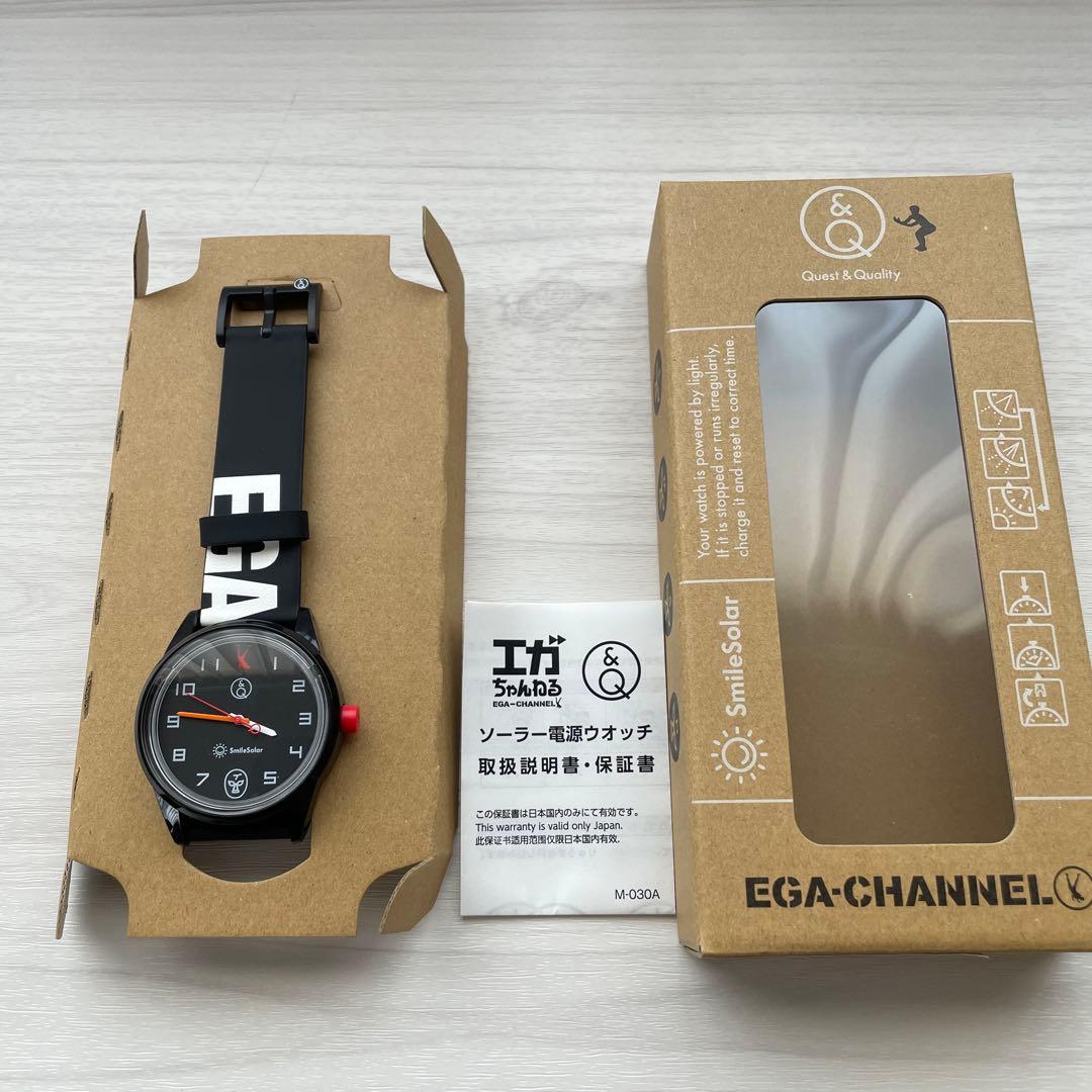 u*e様 エガちゃんねる　シチズンコラボモデル　腕時計　黒