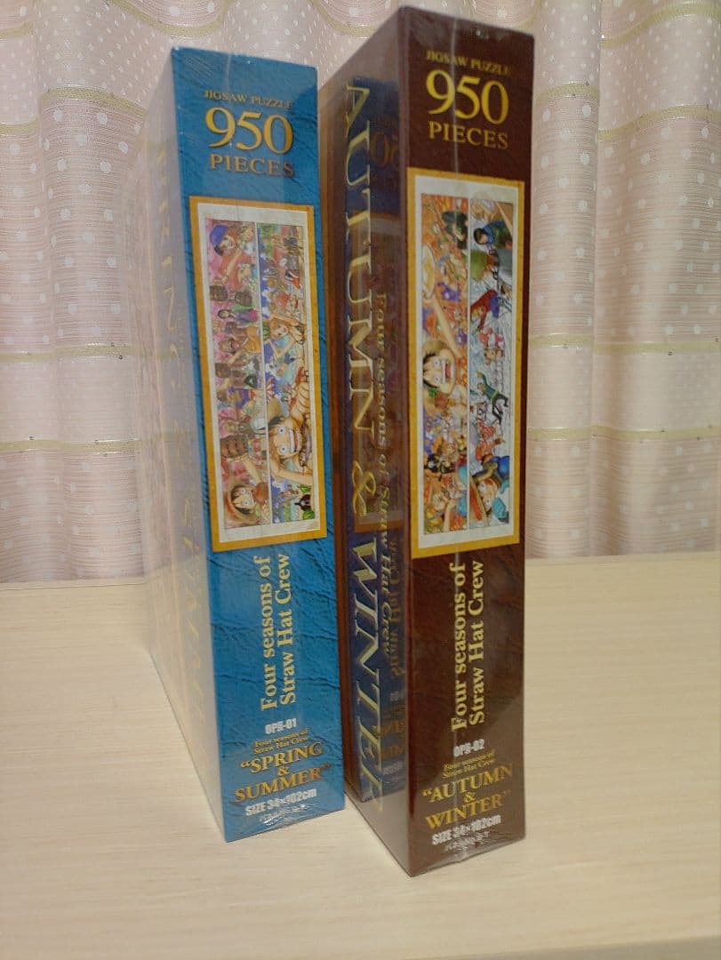 ONEPIECE展ジグソーパズル　春＆夏、秋＆冬　2種セット