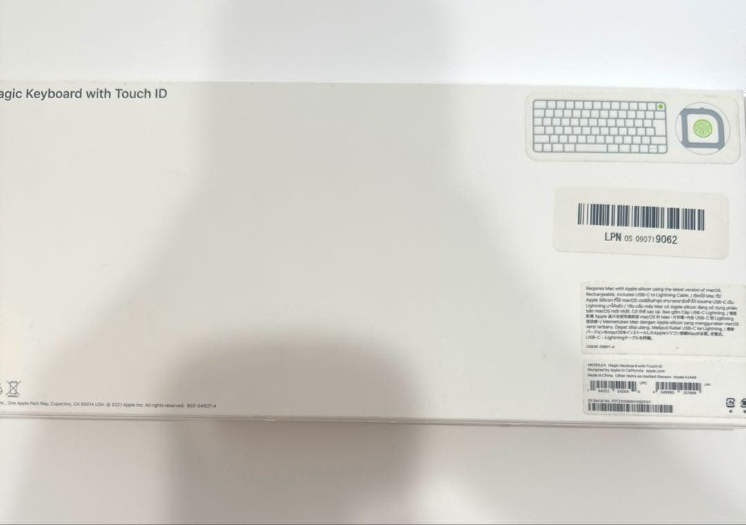 Apple Magic keyboard Touch ID Magic 日本語